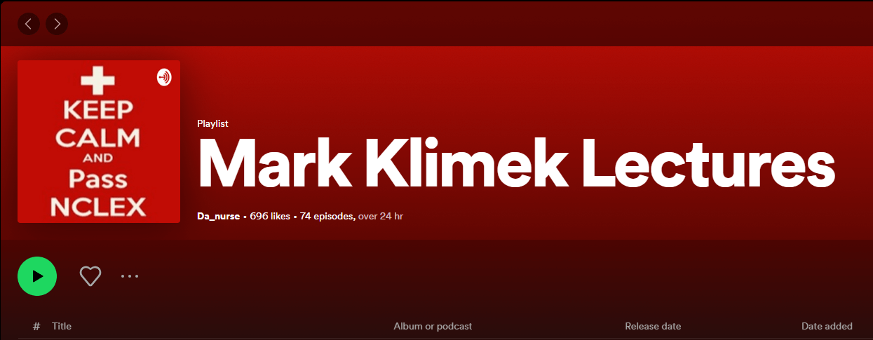 Mark Klimek lectures 